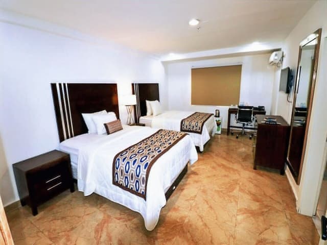 Deluxe Double or Twin Room, 2 Double Beds, Courtyard View