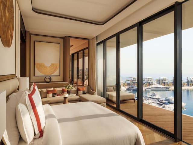 Marina Terrace Room with Marina & Dubai Skyline Views - includes Large Private Terrace (22 sqm)