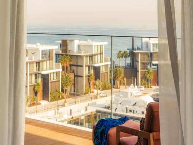 Marina Terrace Room with Marina & Dubai Skyline Views - includes Large Private Terrace (22 sqm)