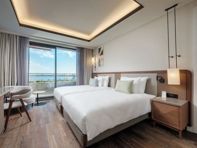 Penthouse Süit 2 Yatak Odalı Deniz Manzaralı (Topluluk Alanı)