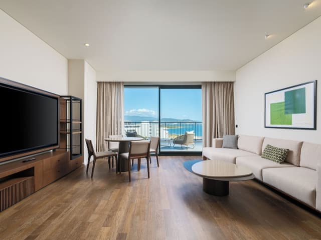 Penthouse Süit 2 Yatak Odalı Deniz Manzaralı (Topluluk Alanı)