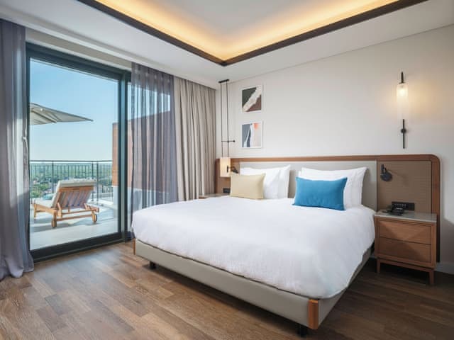 Penthouse Süit 2 Yatak Odalı Deniz Manzaralı (Topluluk Alanı)