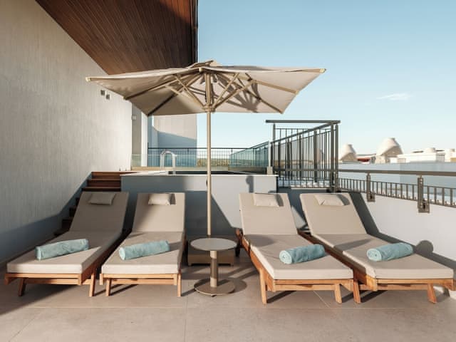 Presidential Süit 3 Yatak Odalı & Özel Havuz Deniz Manzaralı (Topluluk Alanı)