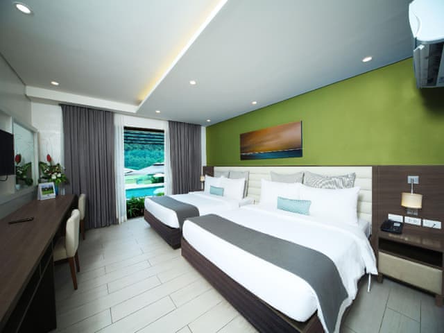 Chambre Communicante Laguna - Vue sur Piscine