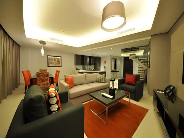 Garden View Duplex Two Bedroom Apartment with Balcony