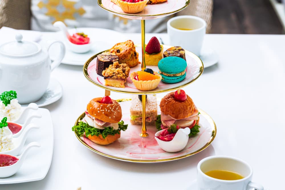 Traditioneller britischer Afternoon Tea