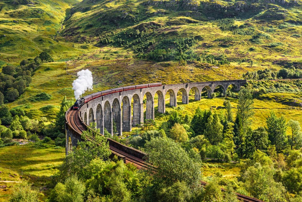 The West Highland Line is one of the most picturesque train journeys in the world
