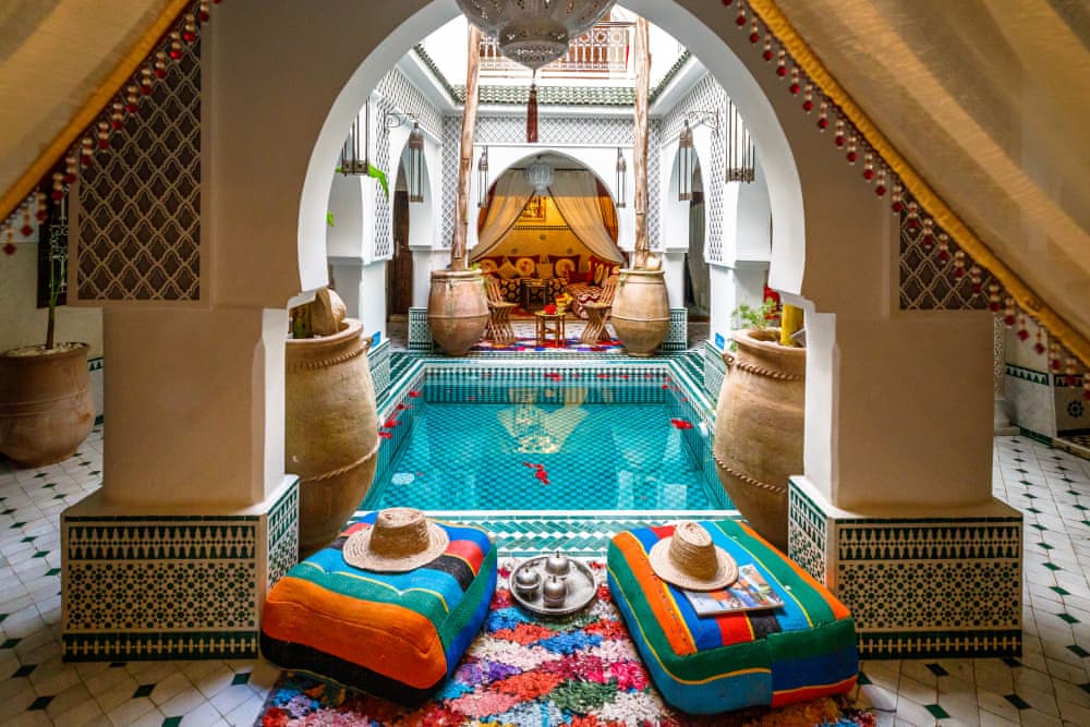 Moroccan villa could be the ideal choice for a relaxed honeymoon or romantic getaway