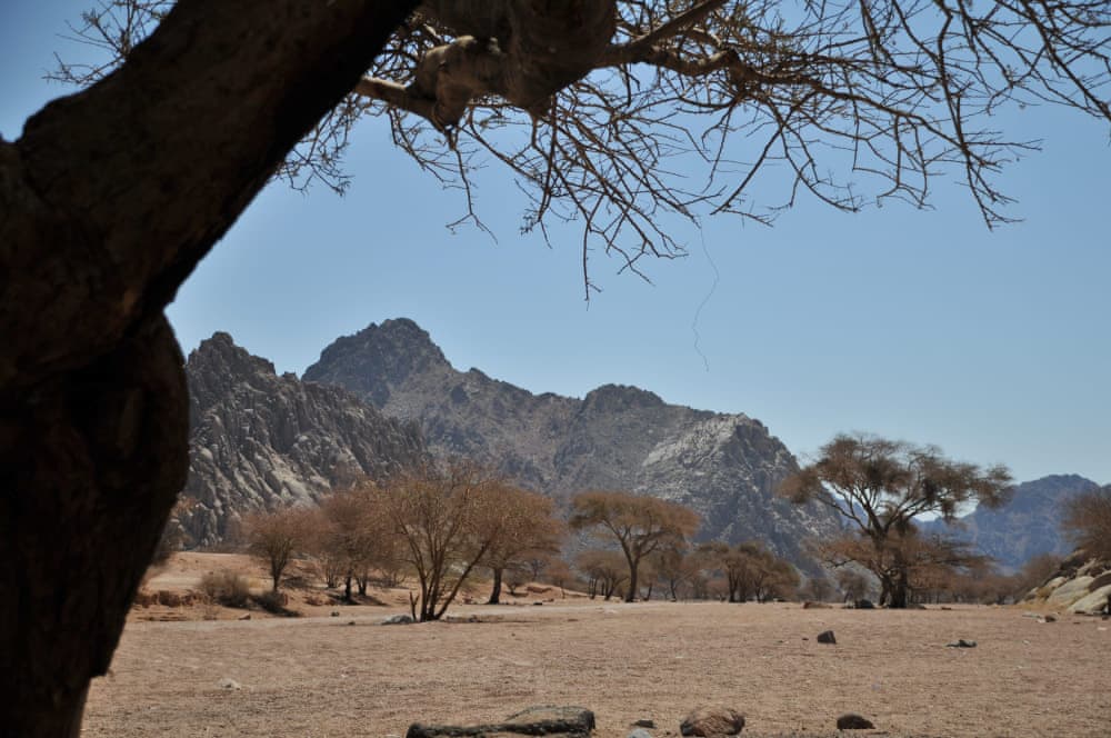 View of the Badr Battlefield in the Madinah Province