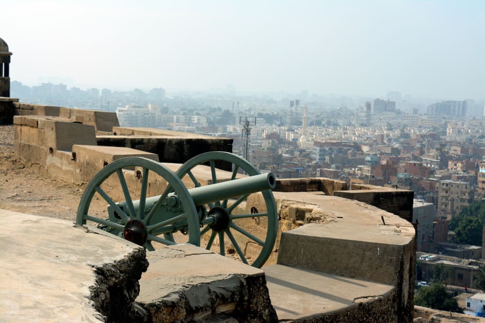 Iftar Kanone in der Zitadelle von Salah el-Din