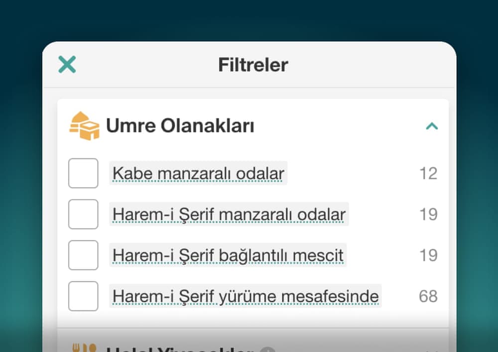Halalbooking'de Umre Olanakları