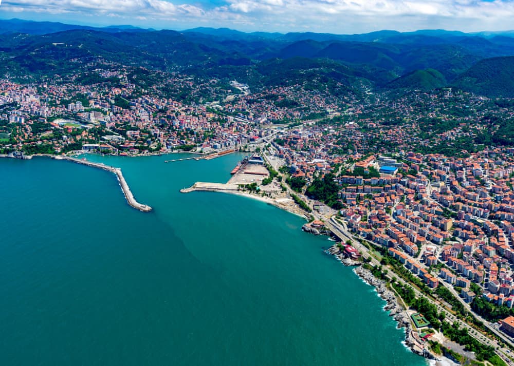 Zonguldak aerial view