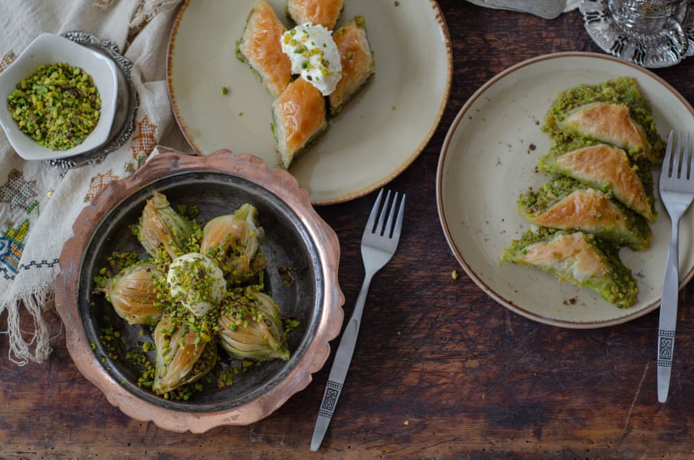 Baklava dans les restaurants de Gaziantep