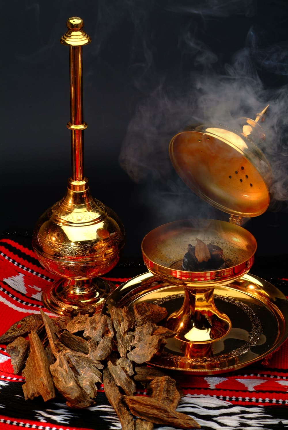 Bakhoor, the wood chips of the tree, are burned to release the enticing smell