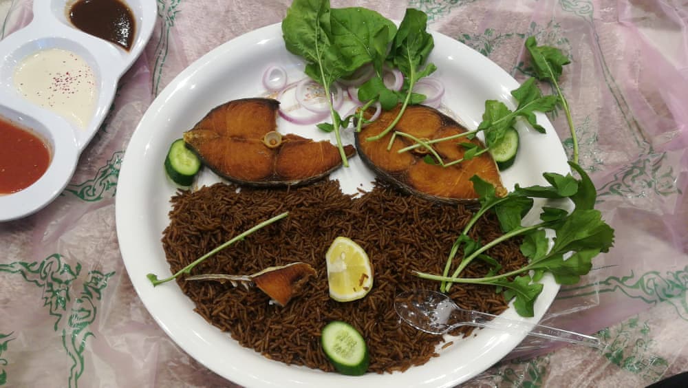 Cidde'ye özgü balık ve pilav yemeği