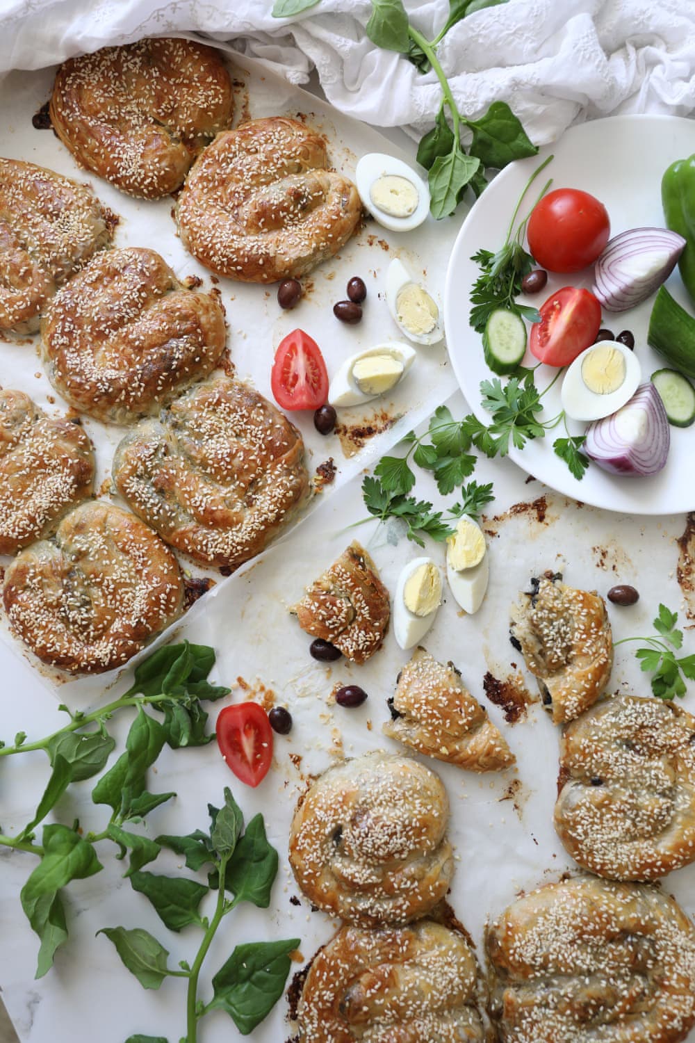 Burek, a traditional pastry from the Balkan region