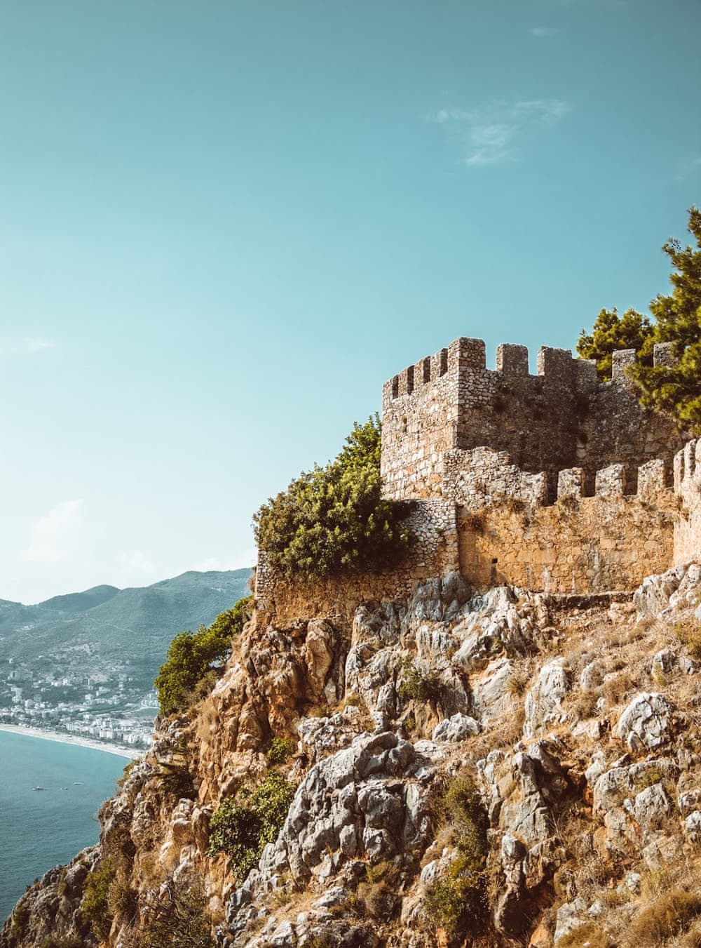 Vue sur le château d'Alanya