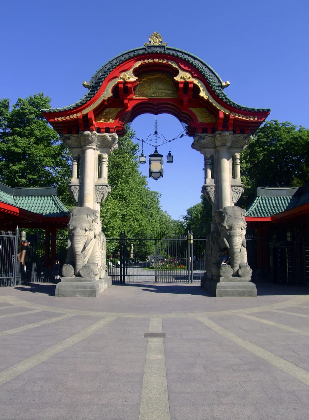 Elephant Gate entrance of the Berlin zoological garden