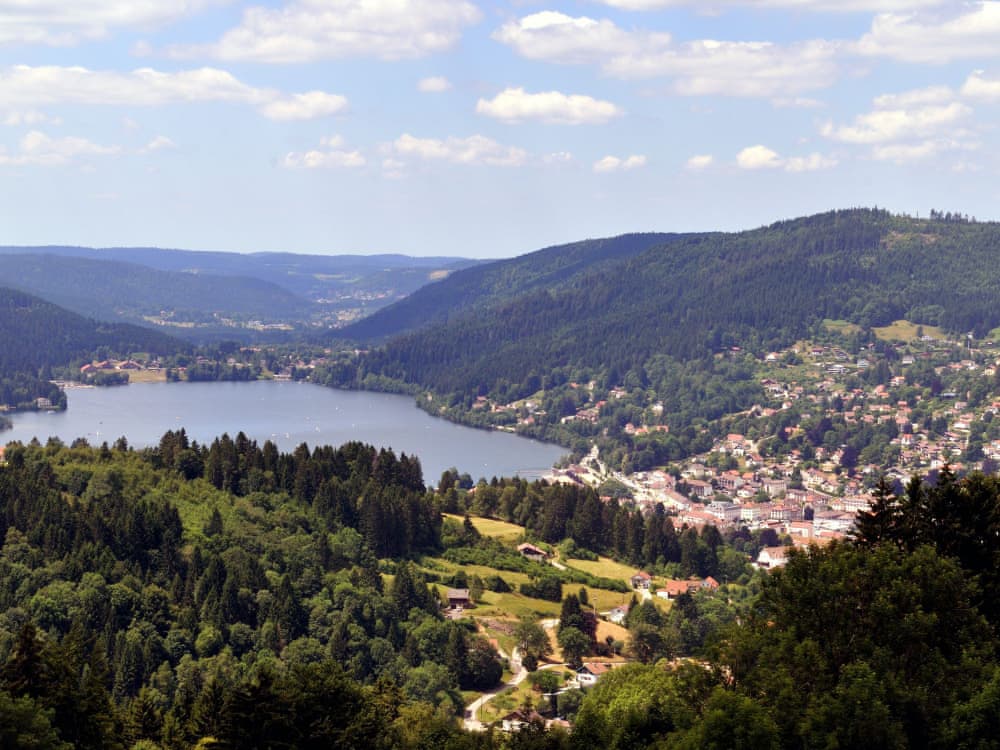 Lac de Gérardmer dans les Vosges