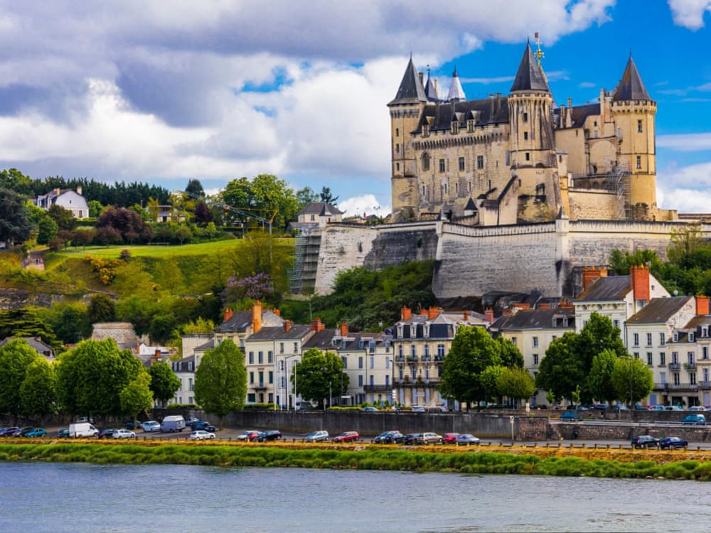 Château de Saumur au bord de la Loire