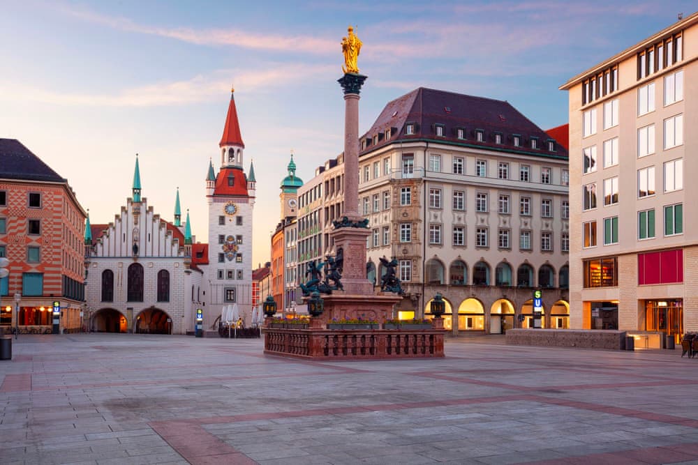 Площадь Marienplatz