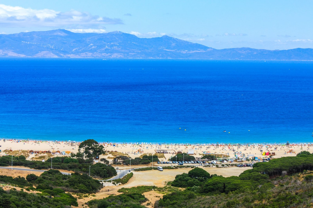 View of Dalia beach and Spain