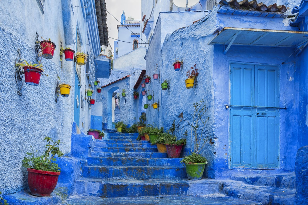 Alley in the medina of Chefchaouen