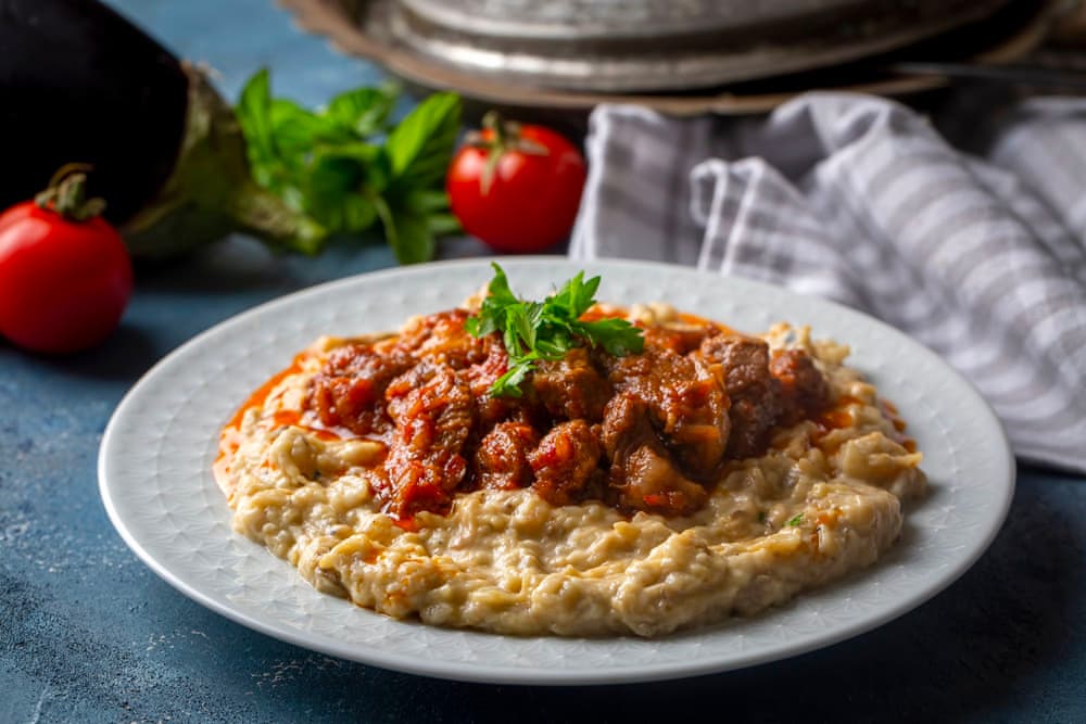 Блюдо Hünkar Beğendi