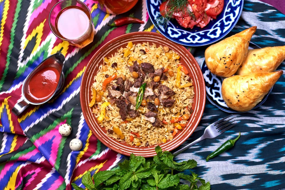 Plov/Pilaf - Uzbek national dish