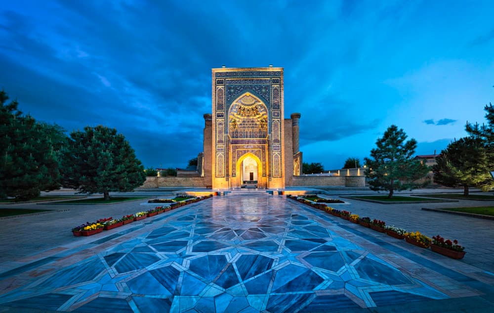 Вход в Мавзолей Гур-е Амир