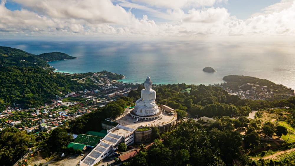 View of Big Buddha Statue in Phuket