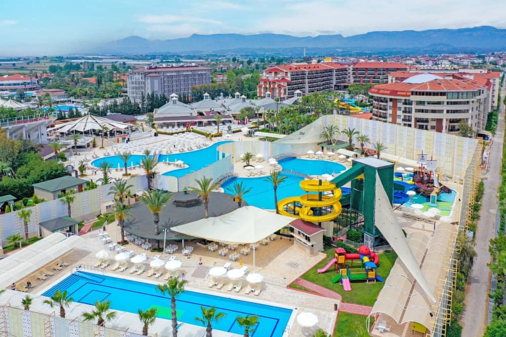 Selge Beach tesisinin bir kısmı