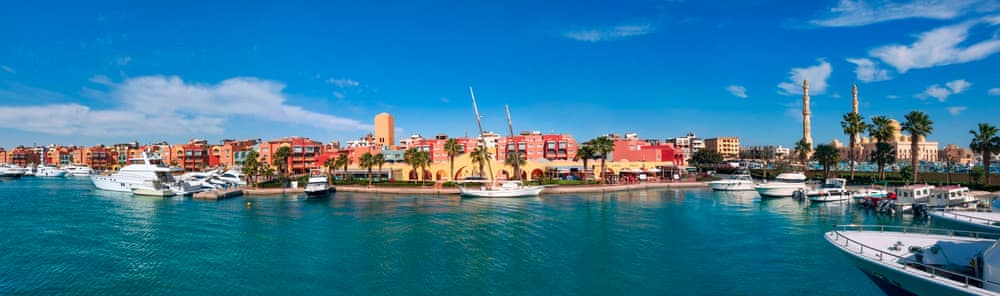 Панорамный вид на Хургаду