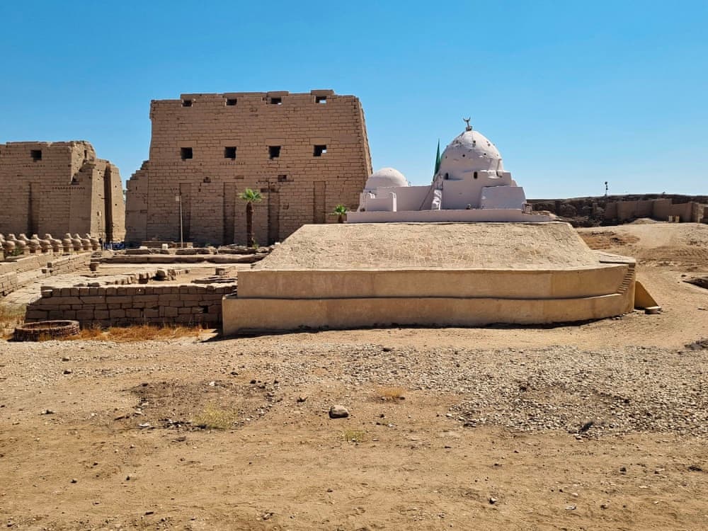Мечеть Абу эль-Хаггаг расположена в первом дворе древнего храмового комплекса Луксора