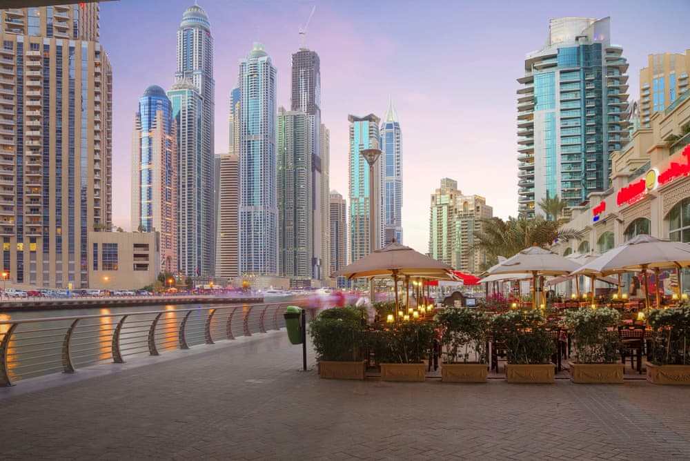 Набережная Дубай-Марина