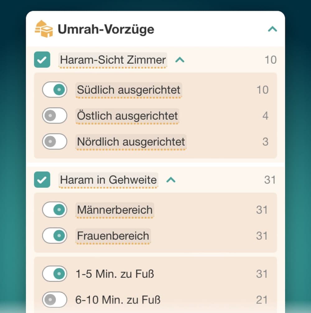 Halalbooking Umrah-Vorzüge