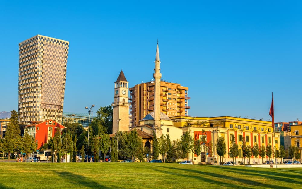Tirana, Skanderbeg-Platz, das Herz der Stadt